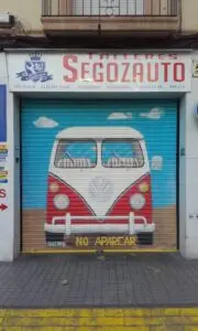 Persiana para taller mecánico
