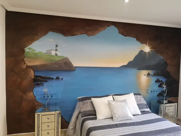 Mural dormitorio, trabajo de Mr. disoh