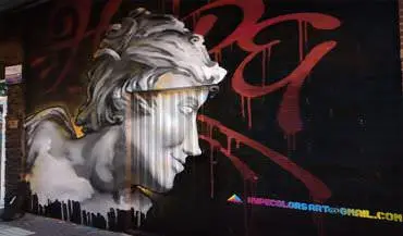 Mural para Arte y tinta Tattoo estudio