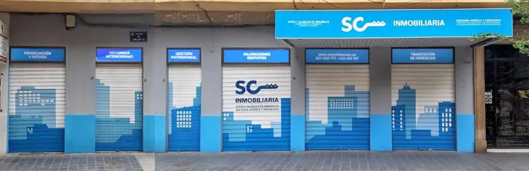 Rotulación: SC inmobiliaria, Valencia., trabajo de Pinturearte VLC