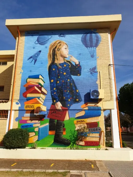La niña soñadora, trabajo de Artsowing
