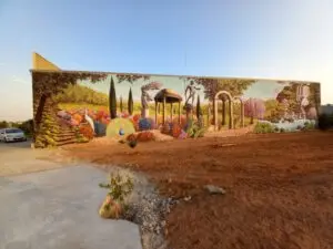 Mural en Quintanar del rey