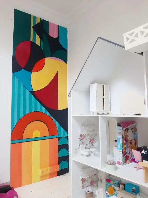 Mural dormitorio niños