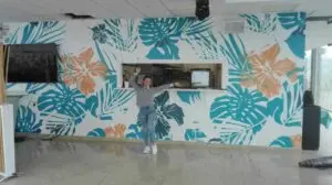 Mural de flores