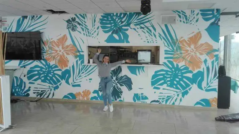 Mural de flores