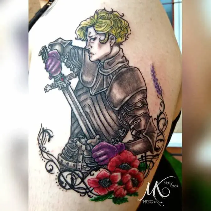 Tatuaje Brienne of Tarth - Juego de Tronos