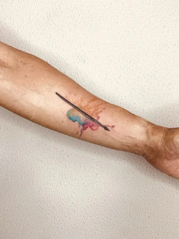 Tatoo_ACUARELA, trabajo de Txema Ruiz