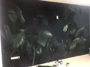 Decoración Mural con temática selva