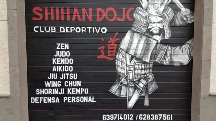 puerta de garage dojo, trabajo de Airam Guerra Segura