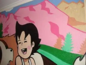 Mural de habitacion infantil Heidi