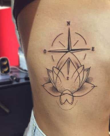 Flor de loto Tattoo, trabajo de Borja Portela Bernárdez