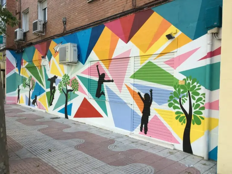 Graffiti infantil, trabajo de Masmural
