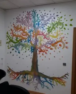 Mural árbol de la vida