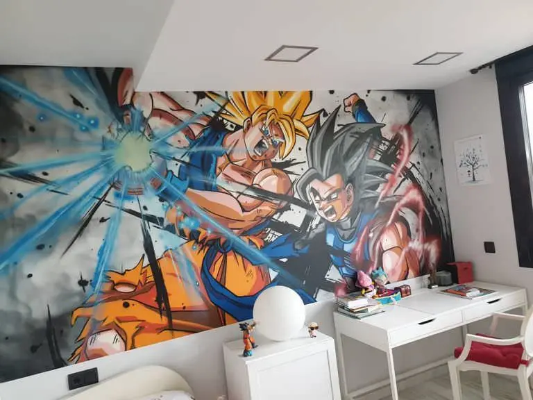 Graffiti habitación infantil: Bola de dragón