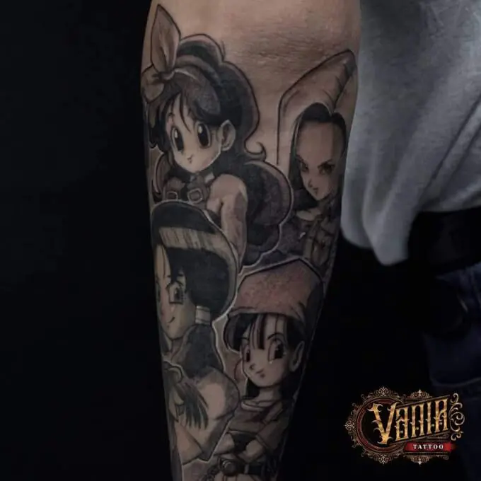 Tattoo dibujos Manga