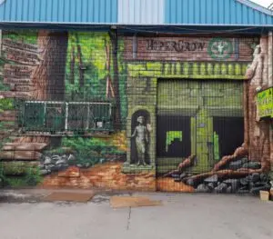 Mural nave comercial