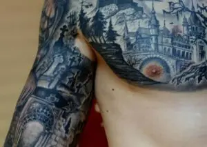 Tatuaje Pectoral y brazo