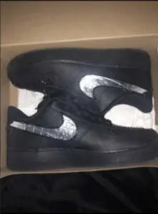 Customización de zapatillas: Af1 silver
