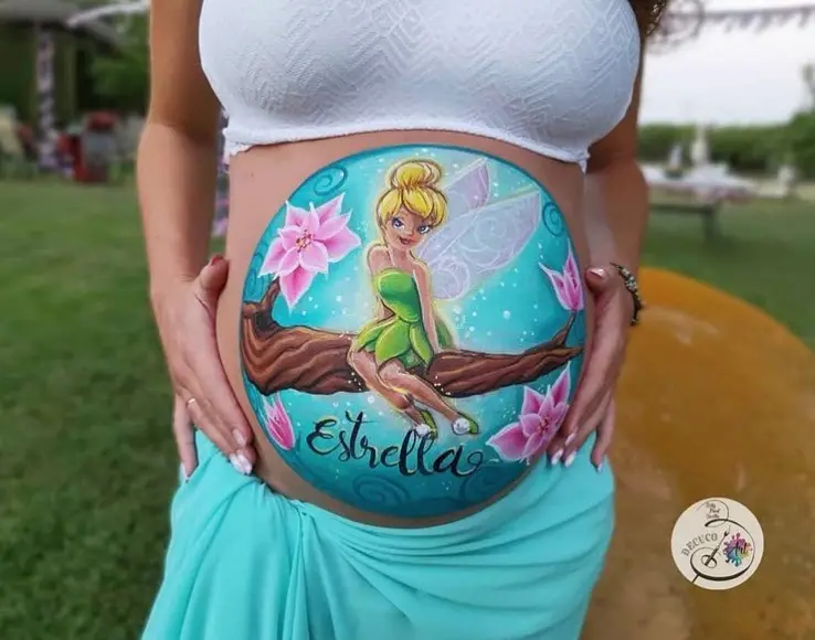 Belly painting de campanilla