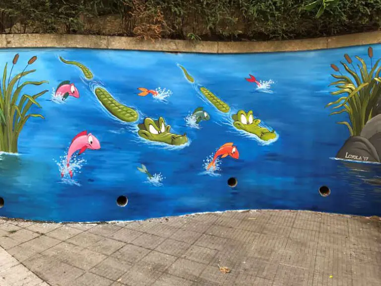 Murales en colegio Compañía de María (Vigo)