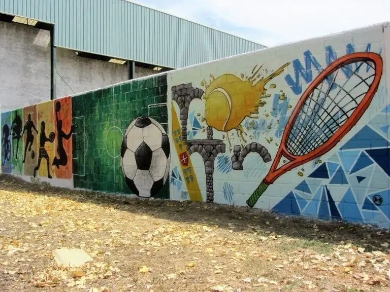 Mural deportivo