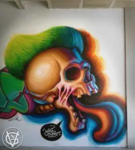 Mural Universidad Politécnica de Valencia, Poliniza 2016.