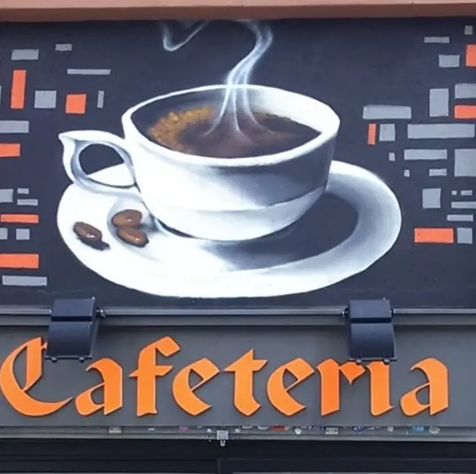 Mural cafetería