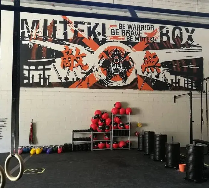 Mural XXL Para crossffit Muteki