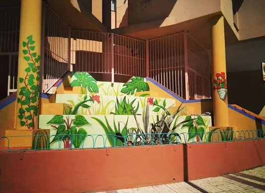 Mural de flores