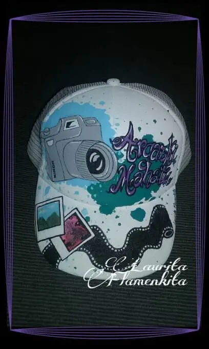 Gorras pintadas a mano