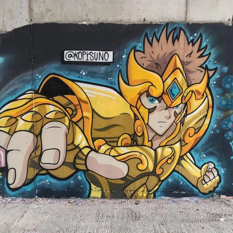Mural de los Caballeros del Zodiaco