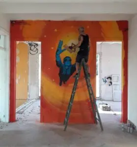 Mural en casa