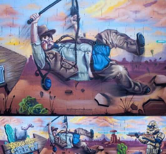 Mural estilo Oeste