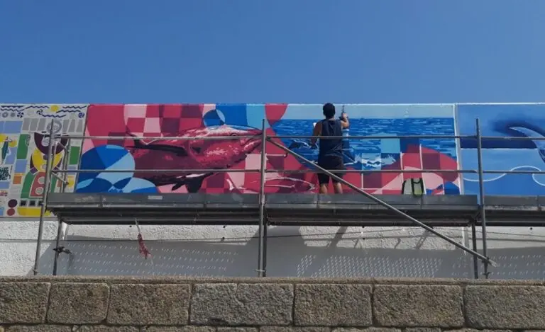 Mural para el III Certamen Internacional de Pintura Mural Amarte