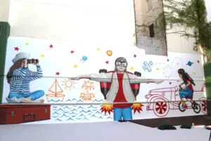 Mural para un colegio de Madrid
