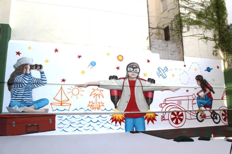 Mural para un colegio de Madrid