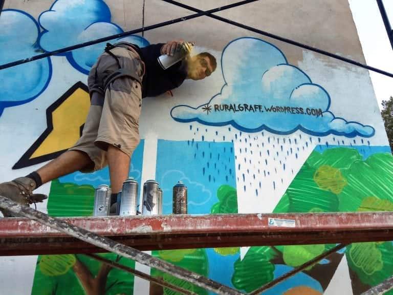 Ruralgraff - Graffiti Participativo, trabajo de Ruralgraff