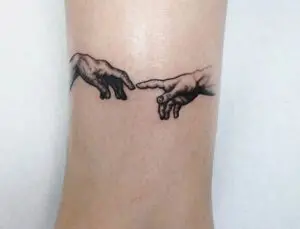 Tatuaje La creazione di Adamo