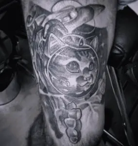 Tatuaje de gato