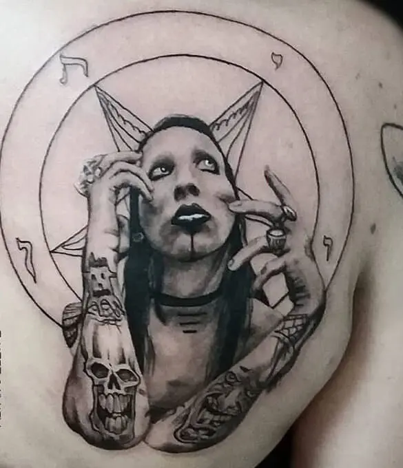 Tatuaje Marilyn Manson