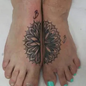 Tatuaje Mandala para pareja