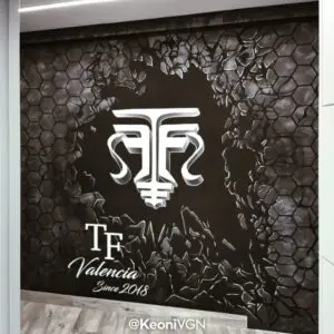 Mural efecto rotura 3D