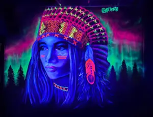 Graffiti Fluorescente