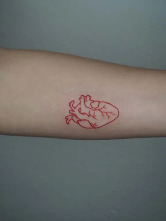 Corazón rojo