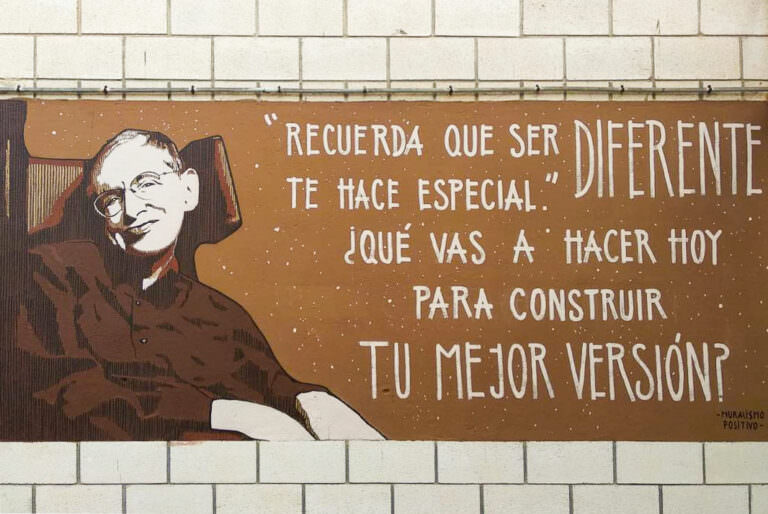 Retrato de Stephen Hawking