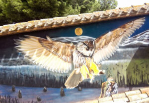 Graffiti para particular: YIN YAN en Peñarubia (Alicante)
