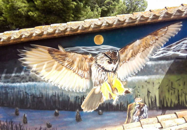 Graffiti para particular: YIN YAN en Peñarubia (Alicante)