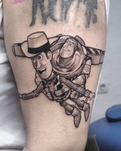 Tatuaje de la película de Pixar Toy Story